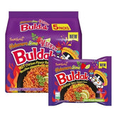 Samyang Buldak Chicken Ramen Noodles Habanero Lime (5pk) Simple Showcase